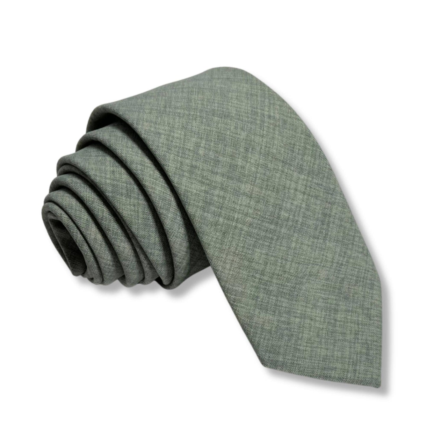 Moss Green Necktie // MATCHES Kennedy Blue Moss