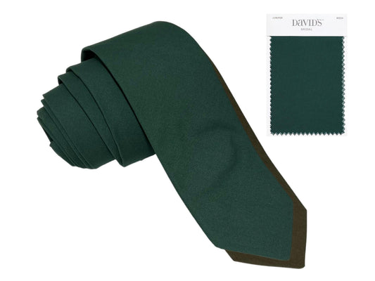 Juniper Green Necktie // MATCHES David's Bridal Juniper