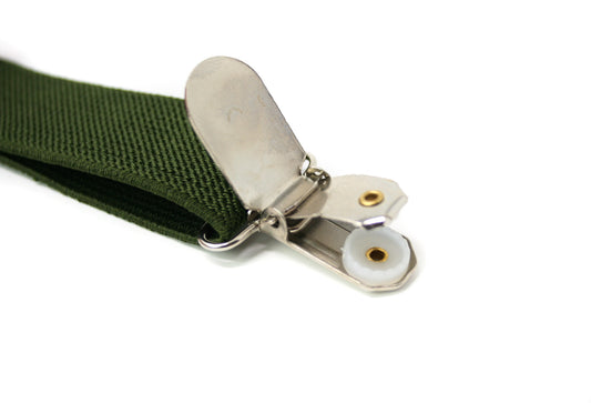 Olive Green Suspenders