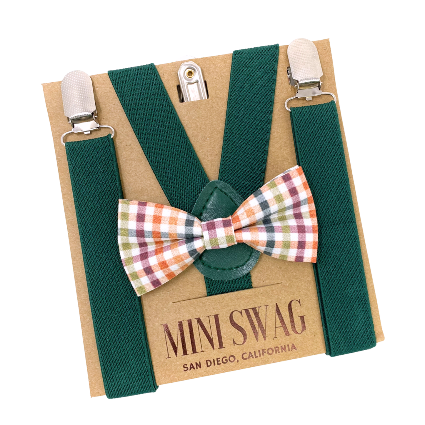 Fall Plaid Bow Tie