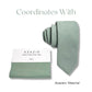 Matcha Green Necktie // MATCHES Azazie Matcha