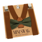 Olive Green Bow Tie
