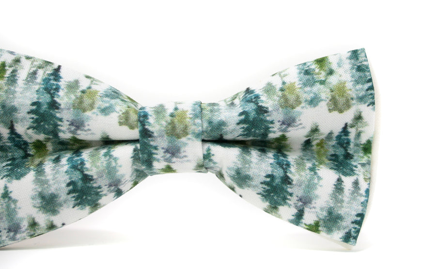 Forest Bow Tie & Hunter Green Suspenders