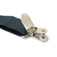 Dark Gray Suspenders with silver clasp