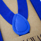 Royal Blue Suspenders