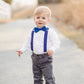 Royal Blue Suspenders
