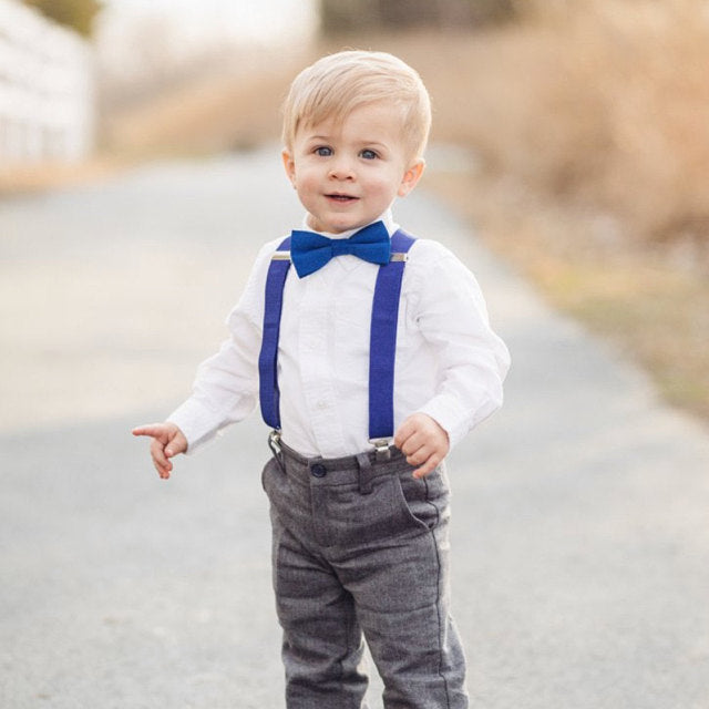 Royal Blue Suspenders